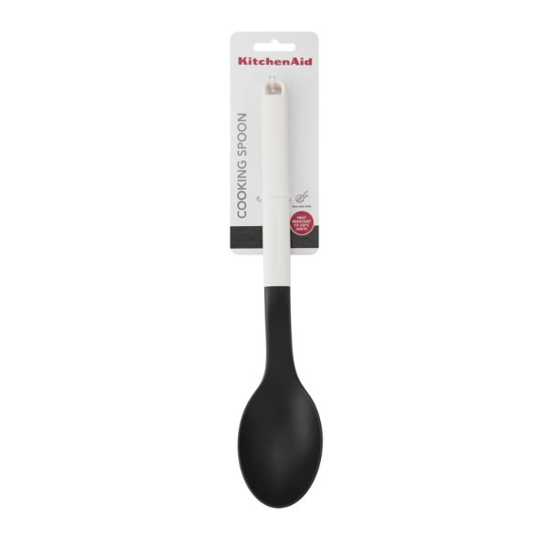 Фото - Ложка кухарська KitchenAid Classic 34 см білий (KHA003OHPNG)