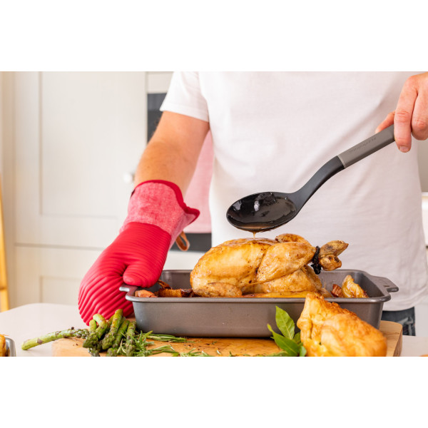 Фото - Ложка кухарська KitchenAid Classic 34 см сірий (KHA003OHCHGG)