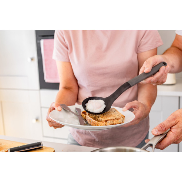 Фото - Ложка поварская KitchenAid Classic 34 см серый (KHA004OHCHGG)