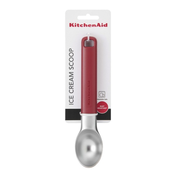 Фото - Ложка для морозива KitchenAid Classic 21.5 см червоний (KHA117OHEREG)