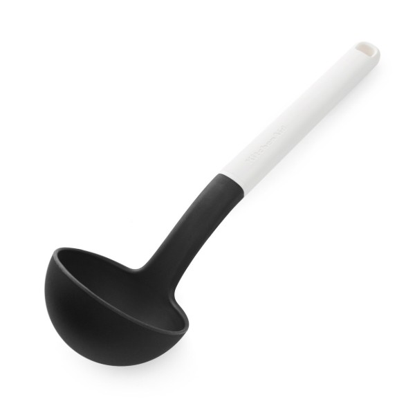 Фото - Ополоник KitchenAid Classic 27 см білий (KHA006OHPNG)
