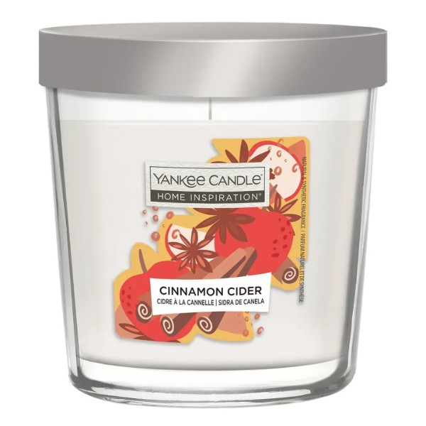 Фото - Свічка скло Yankee Candle Home Inspiration Cinnamon Cider 200 г (1752078E) Фото - Свічка скло Yankee Candle Home Inspiration Cinnamon Cider 200 г (1752078E)
