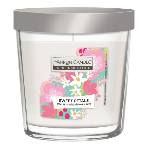 Фото - Свічка скло Yankee Candle Home Inspiration Sweet Petals 200 г (1752073E)