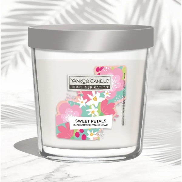 Фото - Свічка скло Yankee Candle Home Inspiration Sweet Petals 200 г (1752073E)