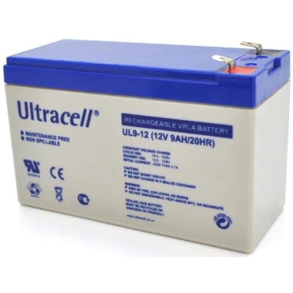 Фото - Аккумулятор для ИБП Ultracell 12V 9Ah (UL9-12)