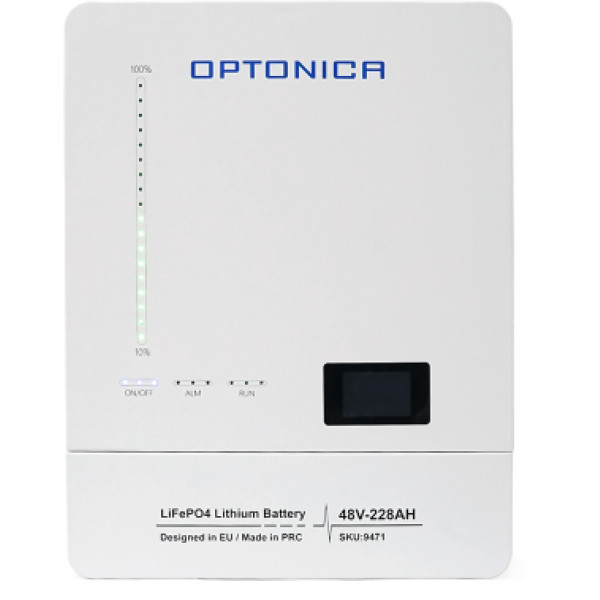 Фото - Батарея для сонячного інвертора Optonica LiFePO4 Battery 48V 228Ah, 10944Wh 15S (O-LiFePO4-228-48-15s)