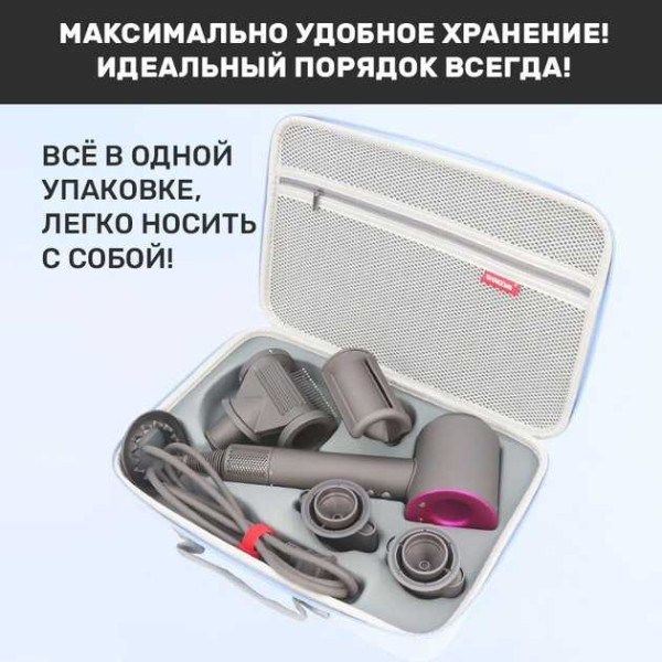 Фото - Сумка для зберігання фена MAXPRO DY22 Pink