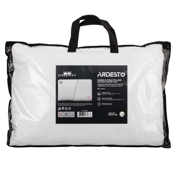 Фото - Подушка ортопедическая ARDESTO Sleepwell Warm&Cold 60х40 см (ART6040SWC)
