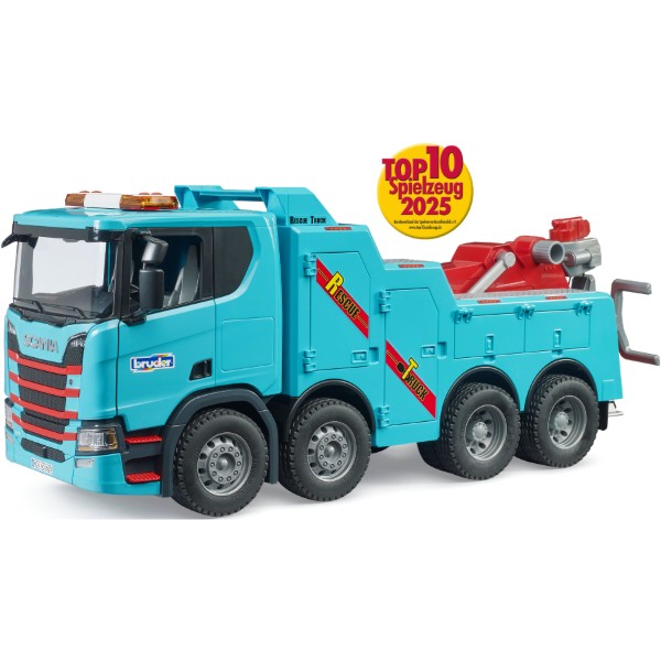 Фото - Наземная спецтехника BRUDER Эвакуатор Scania Super 560R (03553)