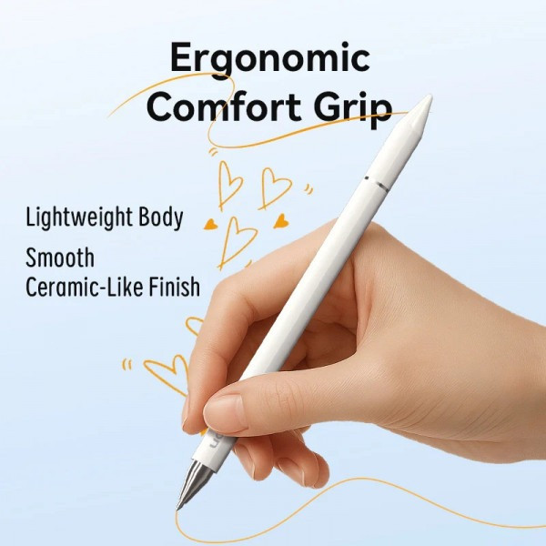 Фото - Стилус Vention 3-в-1 Magnetic Stylus Pen White (KQLW0)