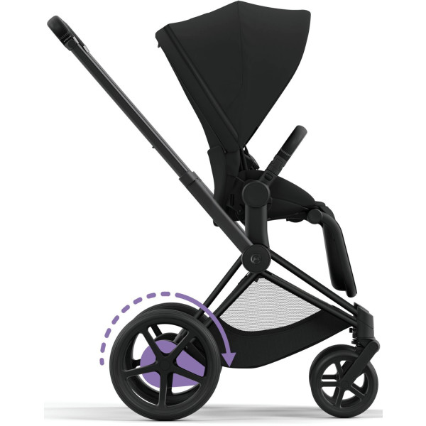 Фото - Шасси для коляски Cybex ePriam&каркас Matt Black (521002365)
