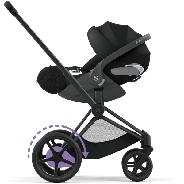 Фото - Шасси для коляски Cybex ePriam&каркас Matt Black (521002365)