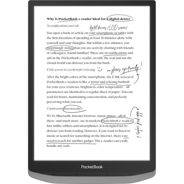 Фото - Електронна книга PocketBook 1040D InkPad X PRO Mist Grey (PB1040D-M-WW)