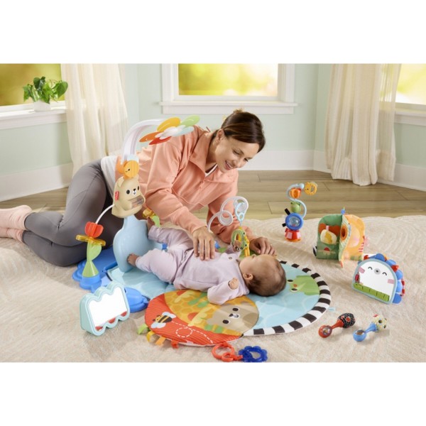 Фото - Підвіска Fisher-Price Портативне дзеркальце 2-в-1 для малюка (JHB45)