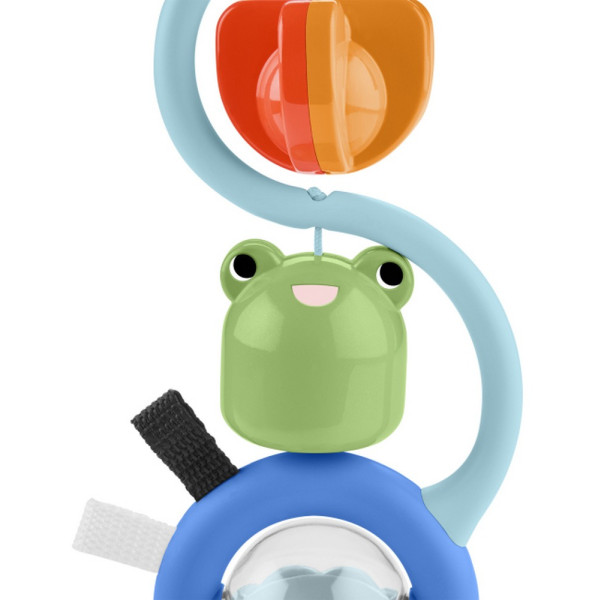 Фото - Брязкальце Fisher-Price Іграшка на присосці "Жабка й бджілка" (JHB46)