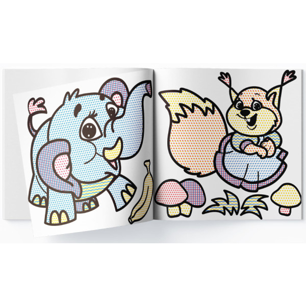 Фото - Розмальовки Crystal Book водяні. Слоненя (9786177270477)