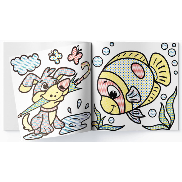 Фото - Розмальовки Crystal Book водяні. Цуценя (9786177270019)