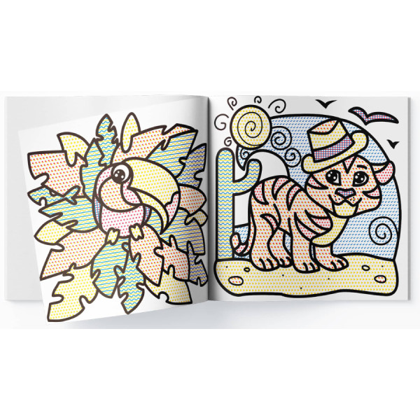 Фото - Розмальовки Crystal Book водяні. Тигря (9786177270538)