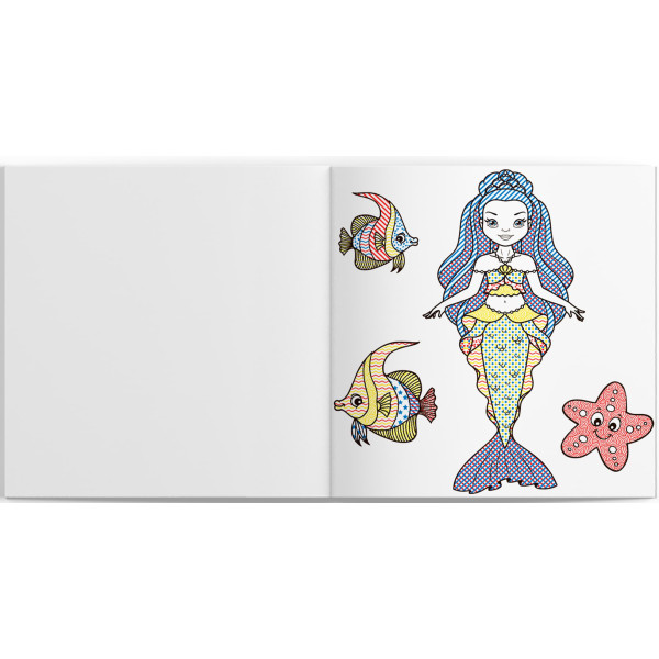Фото - Розмальовки Crystal Book водяні. Русалоньки (9789669872241)