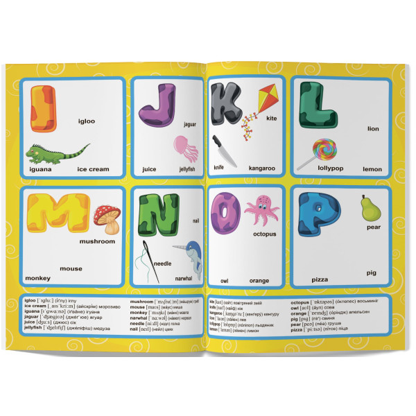 Фото -  Crystal Book Первые развивающие наклейки. English ABC. 65 наклейок (9789669873644)
