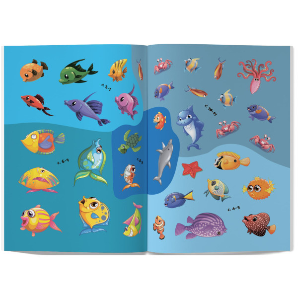 Фото -  Crystal Book Первые развивающие наклейки. Море. 36 наклейок (9789669875112)