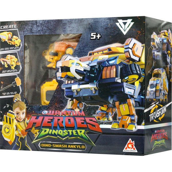 Фото - Тварина-трансформер Dinoster МЕГА ДИНО-СМІШ АНКІЛО (EU580806)