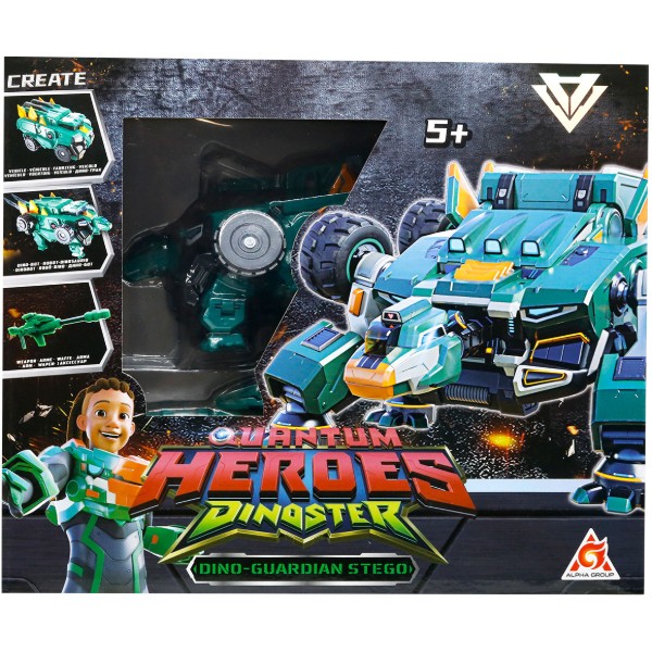 Фото - Животное-трансформер Dinoster МЕГА ДИНО-ГАРДИАН СТЕГО (EU580807)