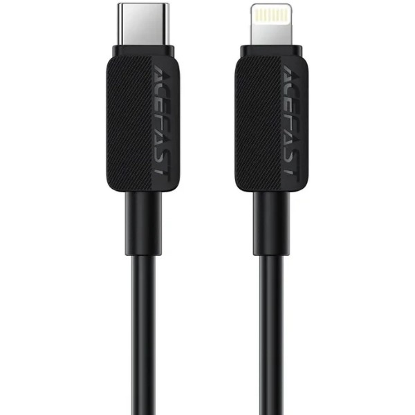 Фото - Кабель AceFast C26-01 USB-C to L PVC Black (6974316287087)