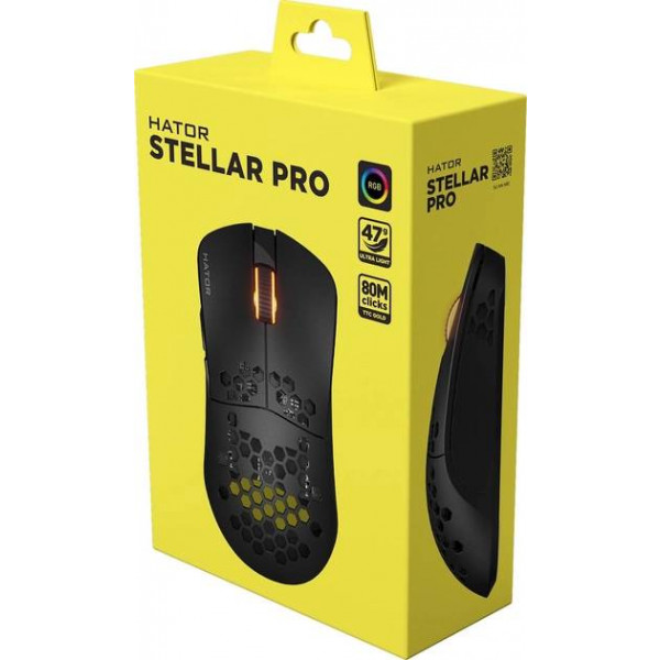 Фото - Мышь проводная игровая Hator Stellar PRO Black USB (HTM-540)