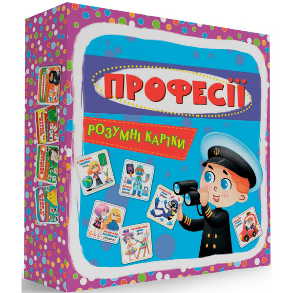 Фото - Карточки обучающие Crystal Book Умные. Профессии. 30 карточек (9789669877062)