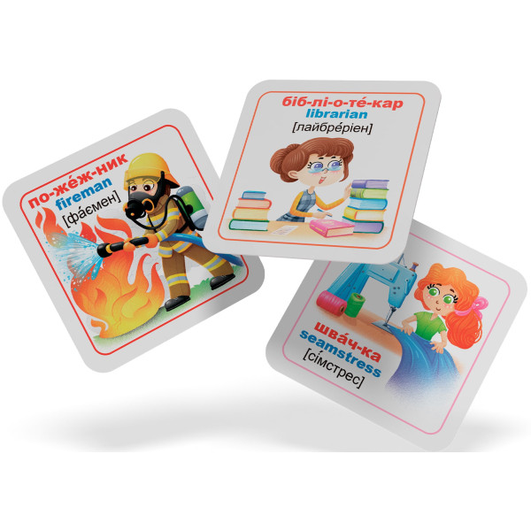 Фото - Карточки обучающие Crystal Book Умные. Профессии. 30 карточек (9789669877062)
