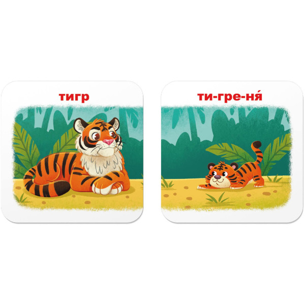 Фото - Картки навчальні Crystal Book Розумні. Зоопарк. Хто чиє малятко? 30 карток (9786175475881)
