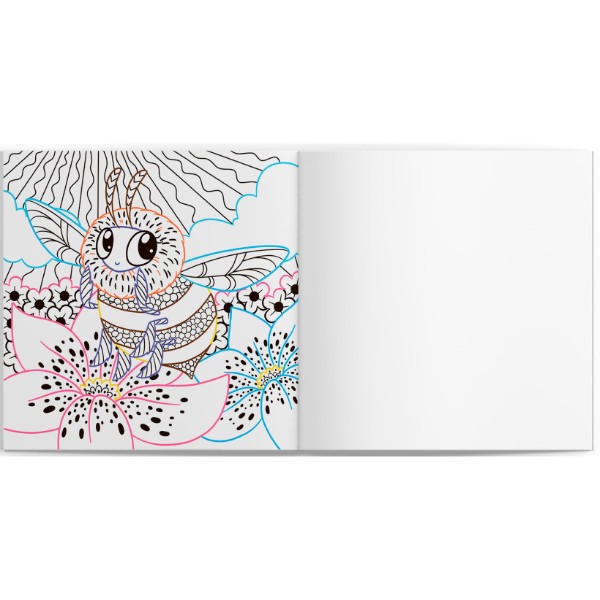 Фото - Раскраски Crystal Book очаровательны с секретными узорами. Комашки (9786175470602)
