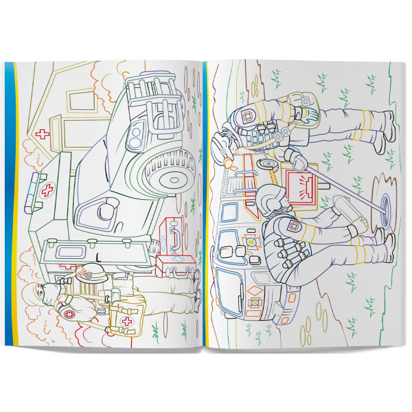 Фото - Раскраски Crystal Book патриотические. Герои рядом! (9786175473603)