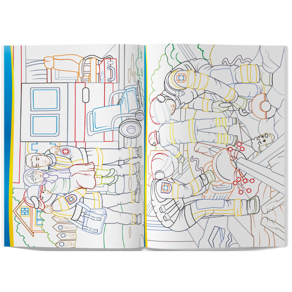 Фото - Раскраски Crystal Book патриотические. Герои рядом! (9786175473603)