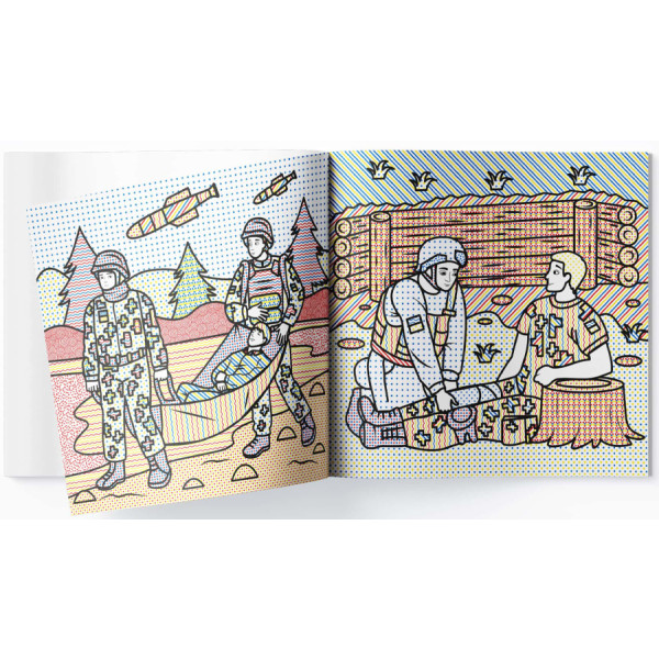 Фото - Розмальовки Crystal Book патріотичні водяні із секретом. Героїчні медики (9786175474136)