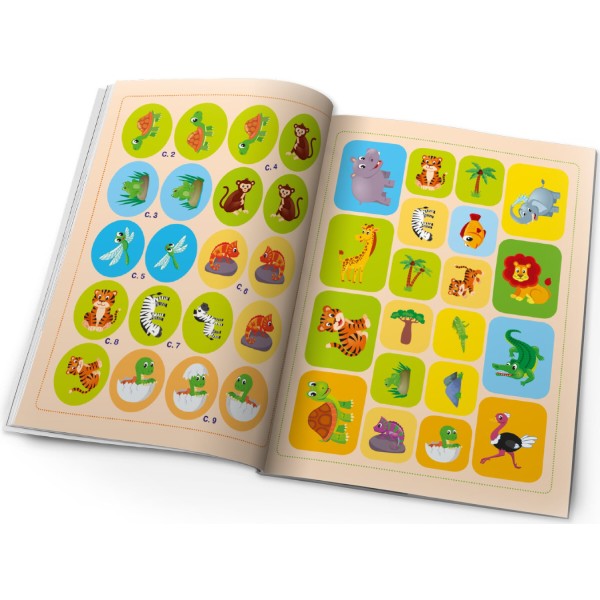 Фото -  Crystal Book Школа креативного досуга. Африка. 40 наклейок (9786175472804)