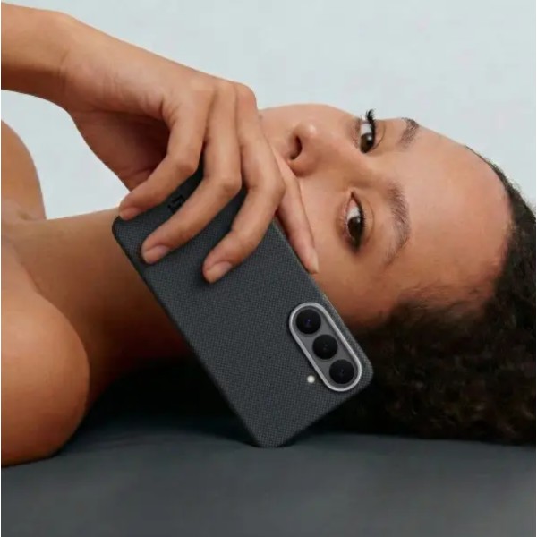 Фото - Чехол для смартфона Armorstandart BlackIcon Aramid Plain MagCase for Samsung S26 Black (ARM90164)