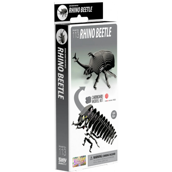 Фото - 3D пазли EUGY Зоопарк: Жук-носоріг (XEG-113)