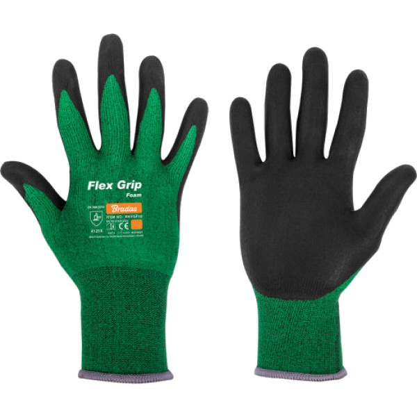 Фото - Перчатки садовые BRADAS FLEX GRIP FOAM размер 8 (RWFGF8)