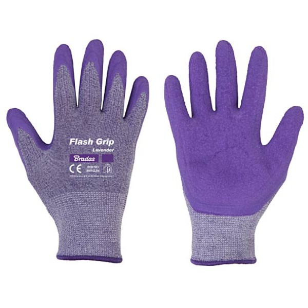 Фото - Рукавички садові BRADAS FLEX GRIP LAVENDER розмір 8 (RWFGLR8)