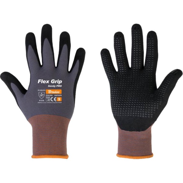 Фото - Рукавички садові BRADAS FLEX GRIP SANDY PRO розмір 7 (RWFGSP7)