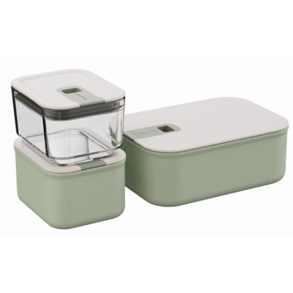 Фото - Набір ємностей для зберігання Berghoff 3950717 LEO Perfect Seal 3 шт. Фото - Набір ємностей для зберігання Berghoff 3950717 LEO Perfect Seal 3 шт.