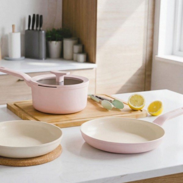 Фото - Набор посуды Berghoff 3950719 LEO Balance Rose 5 пр.
