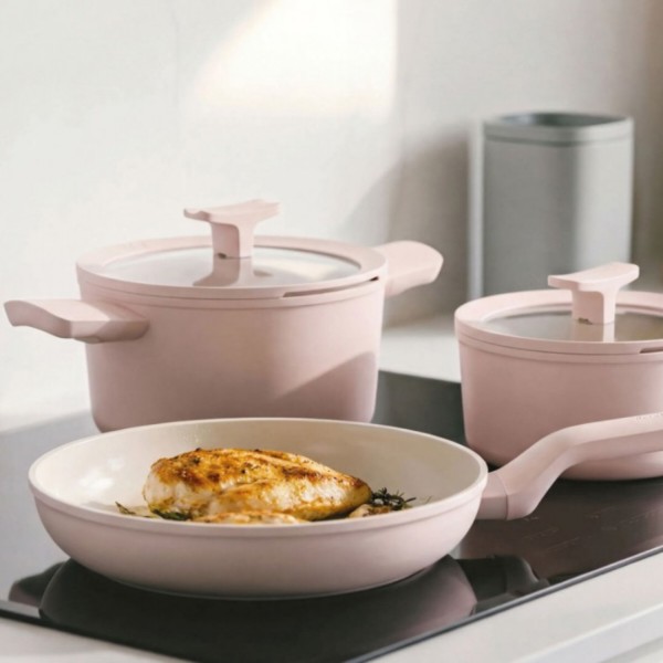 Фото - Набор посуды Berghoff 3950719 LEO Balance Rose 5 пр.
