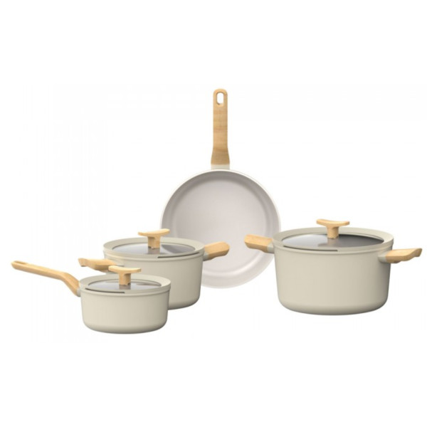 Фото - Набор посуды Berghoff 3950720 LEO Balance Cream 7 пр.
