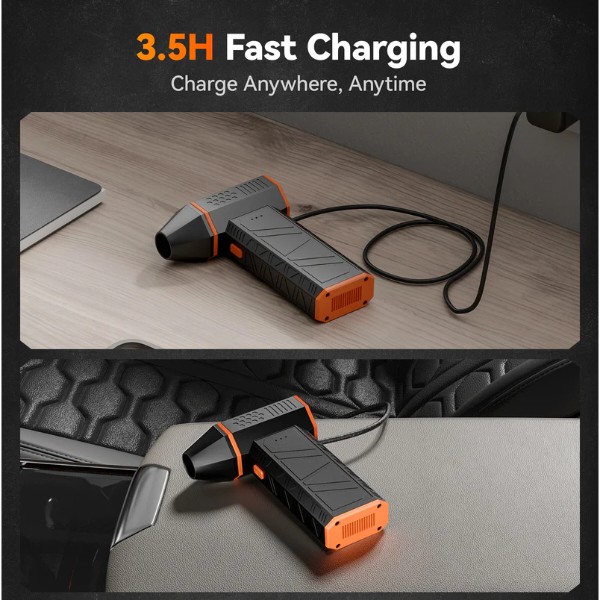 Фото - Воздуходувка аккумуляторная Wolfbox 110000RPM 150g force (MF50)