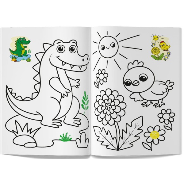 Фото - Розмальовки Crystal Book Кольорованка. Кольори (9786175476284)