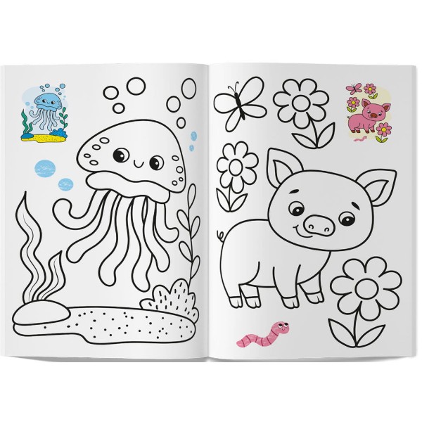 Фото - Розмальовки Crystal Book Кольорованка. Кольори (9786175476284)