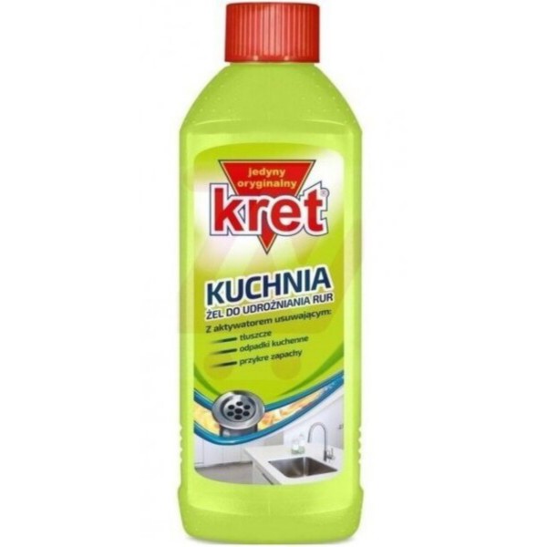 Фото - Засіб для чищення універсальний Kret гель д/чищення труб 500 мл Кухня (5900931019629) Фото - Засіб для чищення універсальний Kret гель д/чищення труб 500 мл Кухня (5900931019629)
